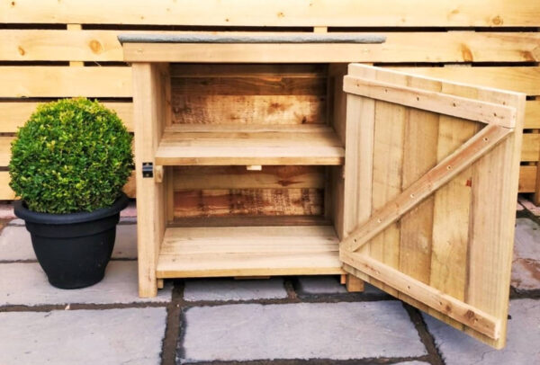 Chunky Wooden Welly Store Outdoor Shoe Storage Box
