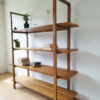 Custom Solid Wood Shelving Unit  Adjustable Size