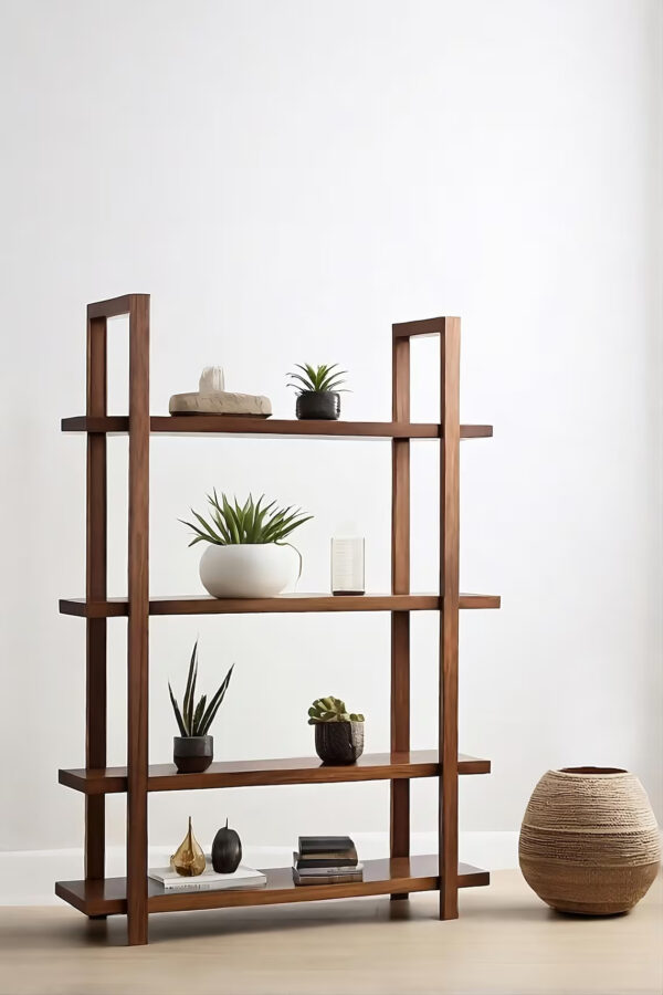 Custom Solid Wood Shelving Unit  Adjustable Size
