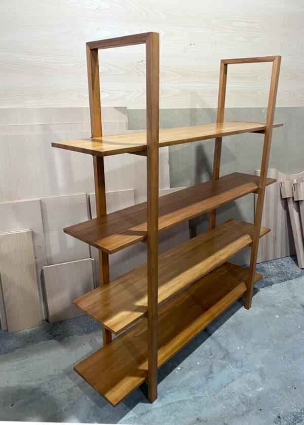 Custom Solid Wood Shelving Unit  Adjustable Size