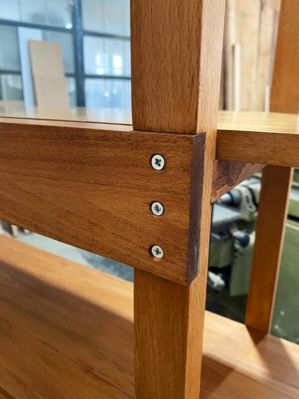 Custom Solid Wood Shelving Unit  Adjustable Size