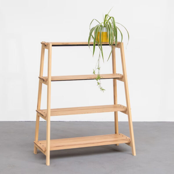 Freestanding Plant Shelf  Oak & Reclaimed Wood