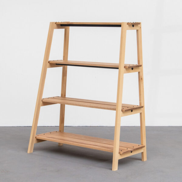 Freestanding Plant Shelf  Oak & Reclaimed Wood