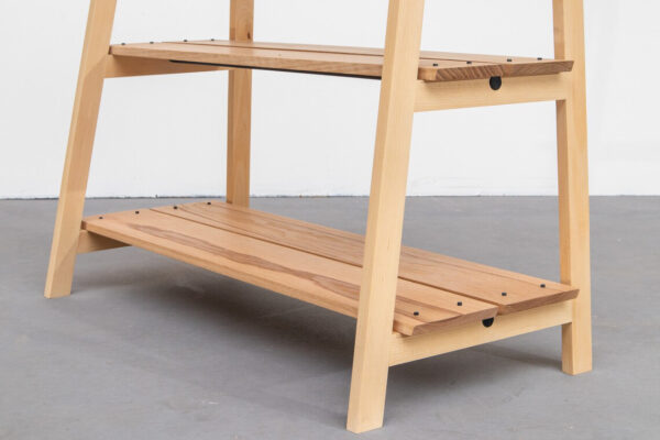 Freestanding Plant Shelf  Oak & Reclaimed Wood