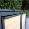 Premium Wood & Steel Wheelie Bin Store  240L Capacity