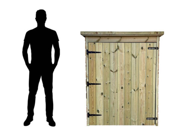 Pressure Treated Garden Storage Shed  Extra Deep