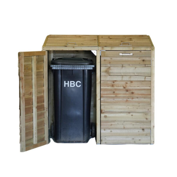 Wooden Wheelie Bin Storage Single, Double or Triple