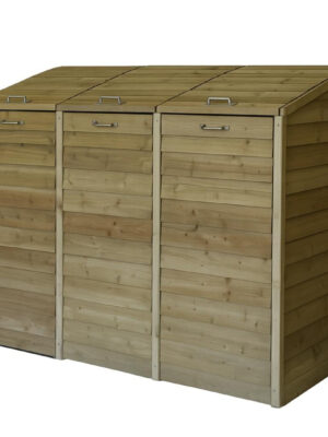 Wooden Wheelie Bin Storage Single, Double or Triple