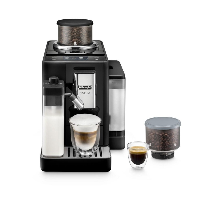 DeLonghi Rivelia Bean to Cup Coffee Machine Black - Image 4